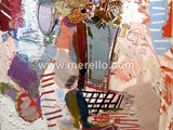 spanish-artists-painters-modern-contemporary-art-paintings-merello--floreros-en-polvo-rojo-(100x81cm)-mixta-lienzo